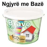 BRAVO FAS NGJYR E BARDH me Baze PER FASAD 5l -10l - 15l by CHROMO SVJETLOST