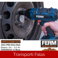 AKU për Bulona, Shtrëngues me Goditje18V-4.0 Ah