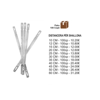 Distancera Shalloni 10cm/12cm/15cm/20cm/25cm/30cm/35cm/40cm/45cm/50cm/60cm Pako 100 cp