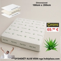 Dyshek Komod dhe i rehatshëm Aloe Vera 180cm x 200cm