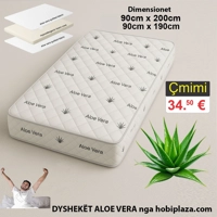 Dyshek Komod dhe të rehatshëm Aloe Vera 90cm x 190/200cm