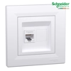 Asfora - Prizë njëshe Schneider për të dhëna - RJ45 kat. 6 UTP, e bardhë Kyqje LAN
