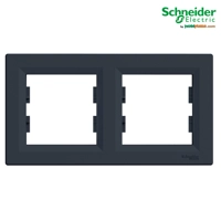Asfora - Kornizë Horizontale Schneider me 2 Hapje, Antracit