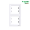 Asfora - Kornizë Vertikale Schneider me 2 Hapje, e Bardhë