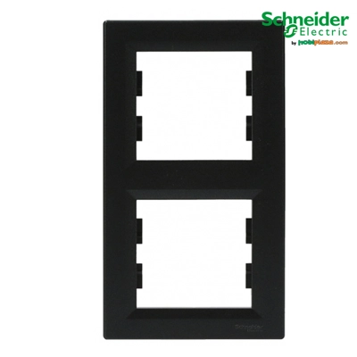 Asfora - Kornizë Vertikale Schneider me 2 Hapje, antracit Asfora - Kornizë Vertikale Schneider me 2 Hapje, antracit
