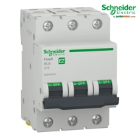 Siguresë modulare Schneider Easy9 3-Polarë, 10A, karakteristikë C, 6000A