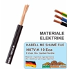 PVC H07V-K 10 Kabëll industriale sipas VDE 0281-3, Me shumë fije, me ngjyra, çmimi për m