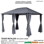 Tende metalike drejtkendeshe me 6 kembe – elegance e forte ne natyre, 3x4m, ngjyre hiri Tende metalike drejtkendeshe me 6 kembe – elegance e forte ne natyre, 3x4m, ngjyre hiri