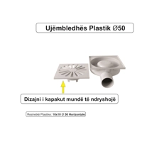 Reshetke Ujembledhës Plastike 10x10 Ø50