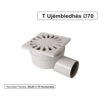 T UJE MBLEDHES 20X20 Ø 70 HORIZONTAL T UJE MBLEDHES 20X20 Ø 70 HORIZONTAL
