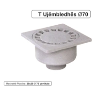 T UJE MBLEDHES 20X20 Ø 70 Vertikal Reshetke