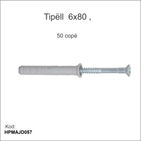 Tipell 6x80 (50 cope)