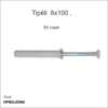 Tipell 8x100 (50 cope) Tipell 8x100 (50 cope)
