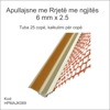 Apullajsne me rrjete me ngjites 2.5m x 6mm Apullajsne me rrjete me ngjites 2.5m x 6mm