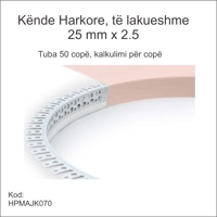 Kënde Harkore, te lakueshme 25mm x 2.5m