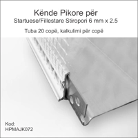 Kënde Pikore për Startuese-Fillestare Stiropori 6 mm x 2.5m