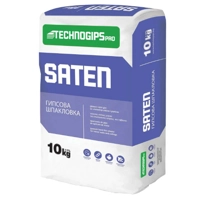 GLET Shtrese e Holle riparuese/mbushese Gipsi SATEN 10Kg nga Technogips
