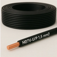 H07V-U 1x1.5 mm² Tip P Kabell fikse 1 fije, e zeze, Cmimi ..