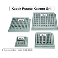 KAPAK PUSETE GRILL 30x30 - 40x40 - 55x55 - 65x65
