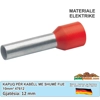Kapuq 10 mm² Terminal fundor i Izoluar Klauke - Qese me 100 copë (47612)