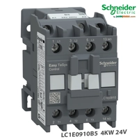 Kontaktor modular 24 V AC  4 KW Schneider EasyPact TVS 3P AC-3 ≤ 440 V 9 A - Spiral