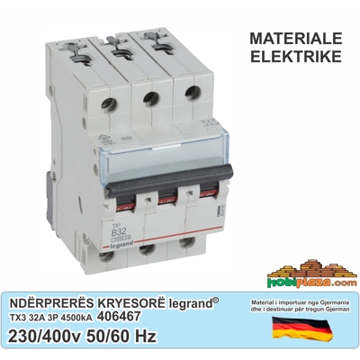 Legrand Sigurese TX3 32A 3p 403405 Type B Legrand Sigurese TX3 32A 3p 403405 Type B