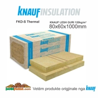 KNAUF 8cm 120kg LESH GURI FKD-S Thermal - 600x1000mm,  Çmimi për m²