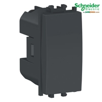 Ndërprerës modular 1-drejtimësh 1-modular, 16A - i zi (Easy Styl-Schneider)