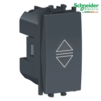 Ndërprerës modular për roleta 1-modul - i zi (Easy Styl-Schneider)