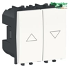 Ndërprerës modular për roleta 10A 2-module - i bardhë (Easy Styl-Schneider)