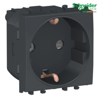 Easy Styl Schneider – Prizë Modulare me 2 Module me Tokëzim Anësor – E Zezë