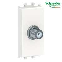 Easy Styl-Schneider, Koaksial Prizë Modulare SAT Video, 1 modul, e bardhë