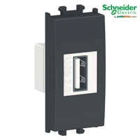 Easy Styl-Schneider, Prizë modulare e të Dhënave USB 2.0, 1 modul, e zezë