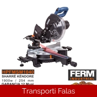 Sharrë Prerëse Radiale me Laser Orientues / Prerje Këndore 1900W - 254mm