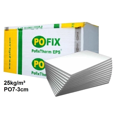 PO7 3CM STIROPOL EPS - POFIX 100X50CM, Çmimi per m² PO7 3CM STIROPOL EPS - POFIX 100X50CM, Çmimi per m²