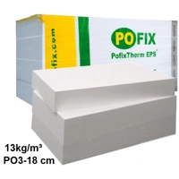 PO3 18CM  STIROPOL EPS - POFIX 100X50CM, Çmimi per m²
