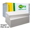 PO4 18CM  STIROPOL EPS - POFIX 100X50CM, Çmimi per m² PO4 18CM  STIROPOL EPS - POFIX 100X50CM, Çmimi per m²