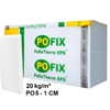 PO5 1CM STIROPOL EPS - POFIX 100X50CM, Çmimi per m²