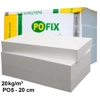 PO5 20CM STIROPOL EPS - POFIX 100X50CM, Çmimi per m²