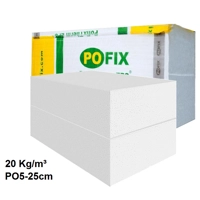 PO5 25CM STIROPOL EPS - POFIX 100X50CM, Çmimi per m²