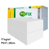 PO-F 25CM STIROPOL EPS - POFIX 100X50CM, Çmimi per m² PO-F 25CM STIROPOL EPS - POFIX 100X50CM, Çmimi per m²