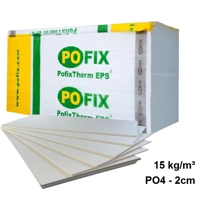 PO4 2CM  STIROPOL EPS - POFIX 100X50CM, Çmimi per m²