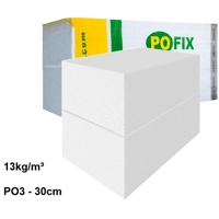 PO4 25CM  STIROPOL EPS - POFIX 100X50CM, Çmimi per m²