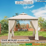 Tende metalike luksoze per oborr – mbrojtje totale nga dielli dhe freski elegante ne cdo stine, 3x3 Tende metalike luksoze per oborr – mbrojtje totale nga dielli dhe freski elegante ne cdo stine, 3x3