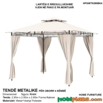Tende metalike luksoze per oborr – mbrojtje totale nga dielli dhe freski elegante ne cdo stine, 3x3 Tende metalike luksoze per oborr – mbrojtje totale nga dielli dhe freski elegante ne cdo stine, 3x3