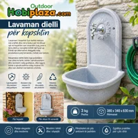 Qeshme Plastike Dielli per Kopsht dhe Oborr 380 × 340 × 63..