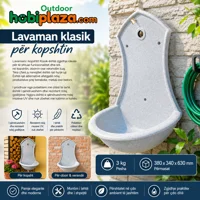 Qeshme Lavaman Plastike Klasik per Kopsht dhe Oborr 380 × ..
