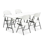 Set tavoline palosëse me 4 karrige – 180 cm Set tavoline palosëse me 4 karrige – 180 cm