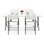 Set tavoline palosëse me 4 karrige – 180 cm Set tavoline palosëse me 4 karrige – 180 cm