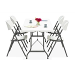 Set tavoline palosëse me 4 karrige – 180 cm Set tavoline palosëse me 4 karrige – 180 cm